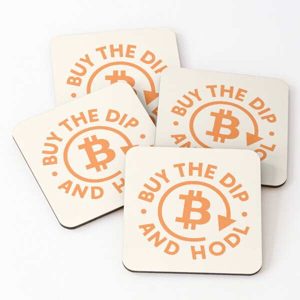 Item preview, Bitcoin “Buy the Dip and HODL” designed and sold by Novel Tee.