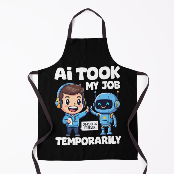 Item preview, AI TOOK MY JOB TEMPORARILY - PROGRAMMER GIFT designed and sold by KEF Custom.
