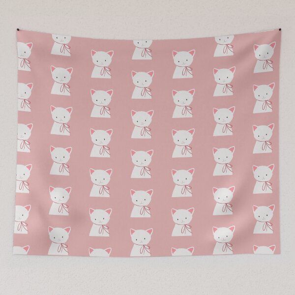 Item preview, Pink Macarons Cute Cat Illustraton by Jemma Jamie SKidmore  designed and sold by Jemma Jamie Skidmore.
