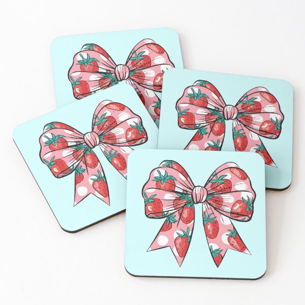 Item preview, Cute strawberry bow  designed and sold by BrownHorse90s.
