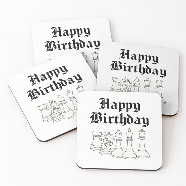 Item preview, Chess Player Happy Birthday designed and sold by doodlerob.