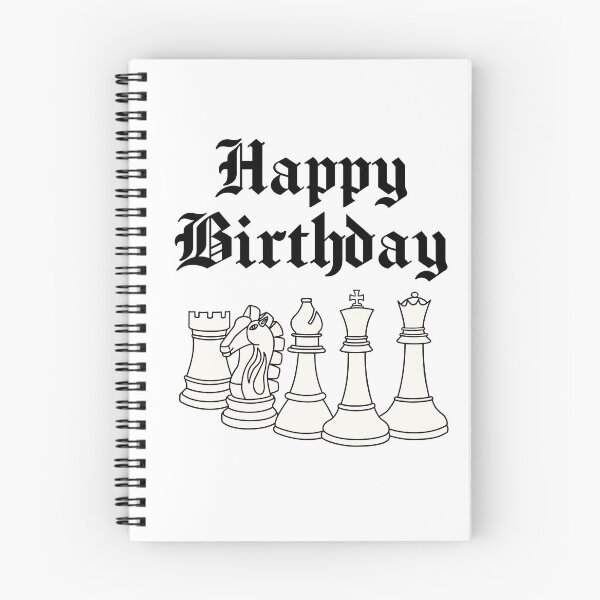 Item preview, Chess Player Happy Birthday designed and sold by doodlerob.