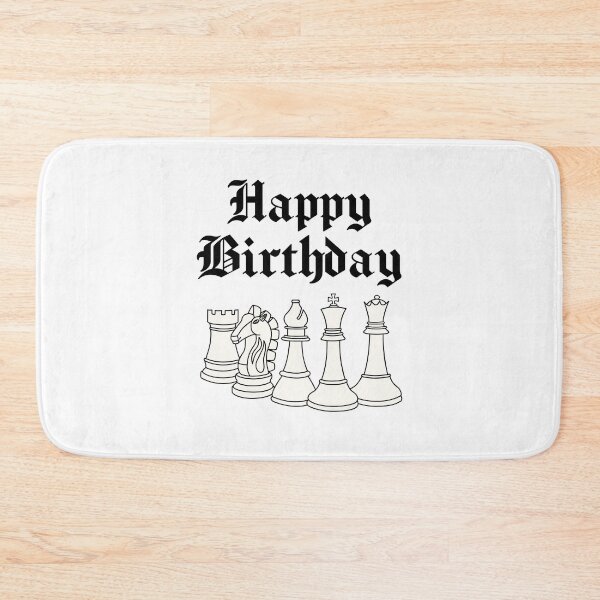 Item preview, Chess Player Happy Birthday designed and sold by doodlerob.