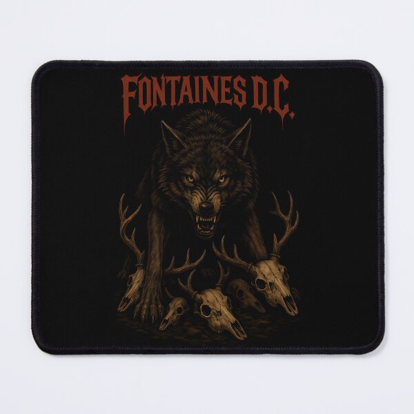 Item preview, Fontaines D.C. Wolf and Deer Skulls designed and sold by jackjoe1708.