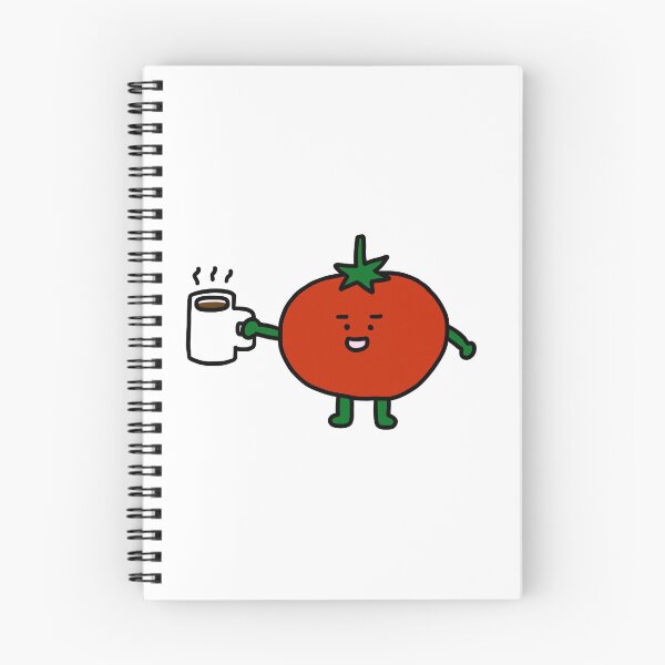 Item preview, tomato guy with a cup of coffee designed and sold by superbaechoo.