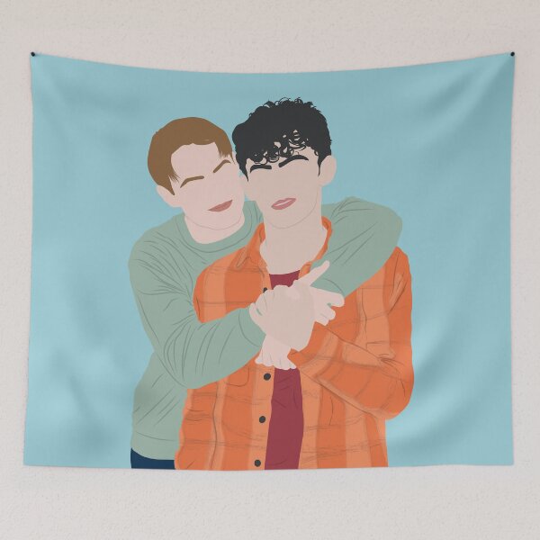 Item preview, Nick back hugging Charlie | heartstopper designed and sold by Pinu92.