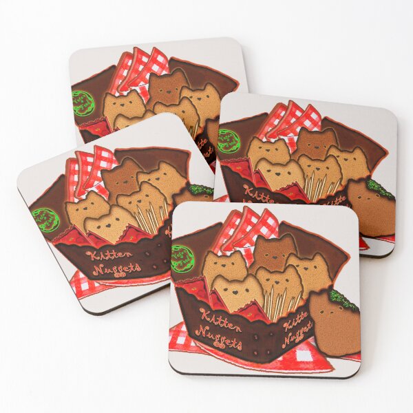 Item preview, Kitten Nuggets Vegan Food Cream designed and sold by artandyc.