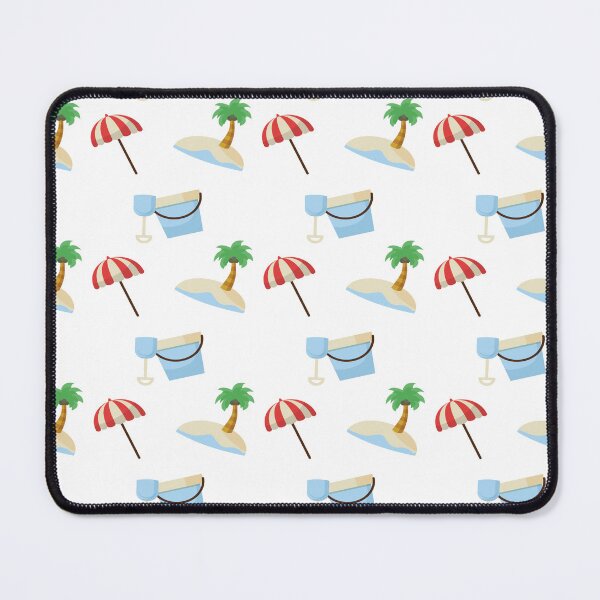 Item preview, Summer beach sand parasol motif designed and sold by Jamildesign.
