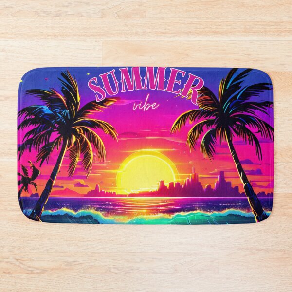 Item preview, Sunset Vibrance: Neon Beach Paradise designed and sold by MiraLumeStudio.