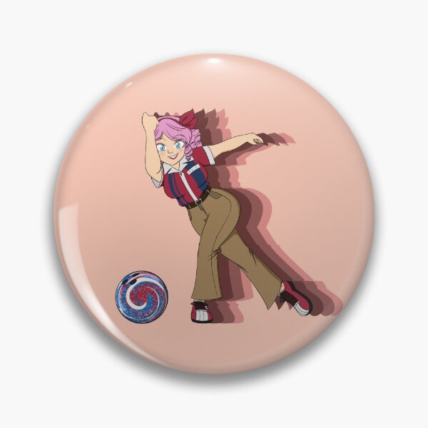 Item preview, A Female Bowler with Redish-Brown Background  designed and sold by KiyaSketches.