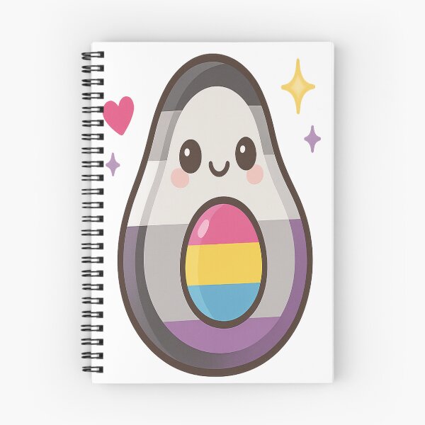 Item preview, Proud Pan-Demi Avocado – Pansexual & Demisexual Pride Cutie designed and sold by Rajasekar.