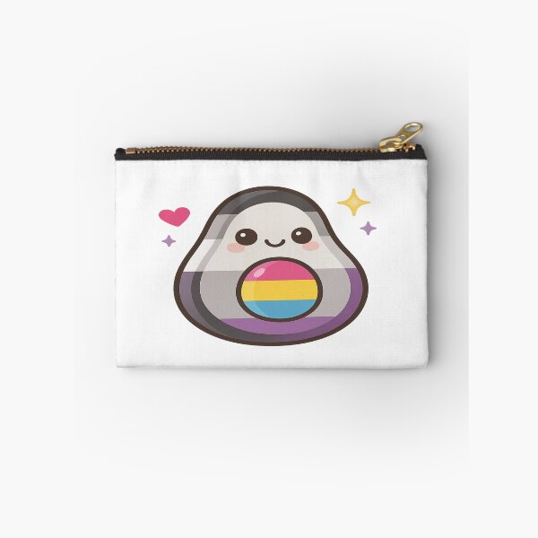 Item preview, Proud Pan-Demi Avocado – Pansexual & Demisexual Pride Cutie designed and sold by Rajasekar.