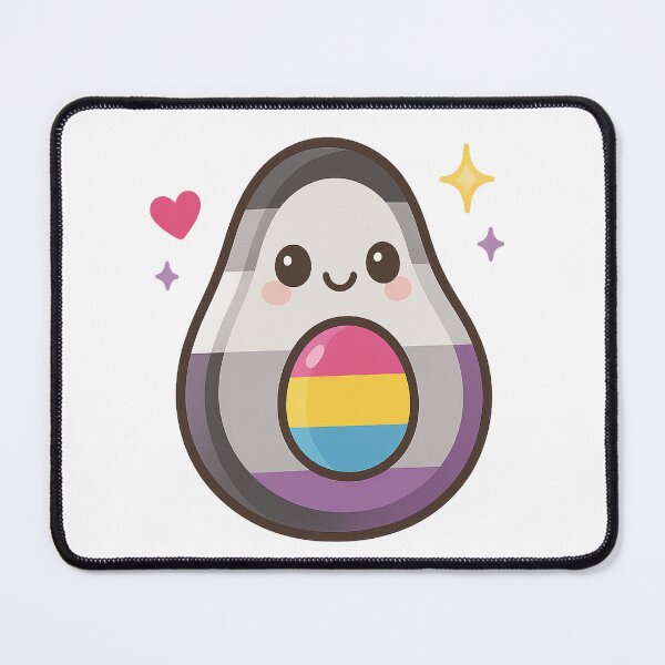 Item preview, Proud Pan-Demi Avocado – Pansexual & Demisexual Pride Cutie designed and sold by Rajasekar.
