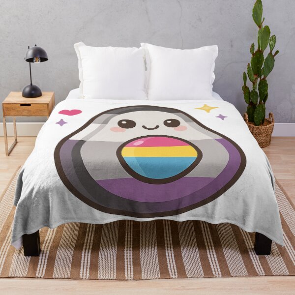 Item preview, Proud Pan-Demi Avocado – Pansexual & Demisexual Pride Cutie designed and sold by Rajasekar.