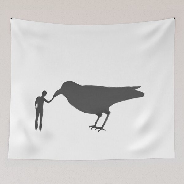 Item preview, Boy with Pet Crow designed and sold by Fablecat Co..