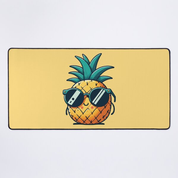 Item preview, Cute pineapple wearing glasses  designed and sold by BrownHorse90s.