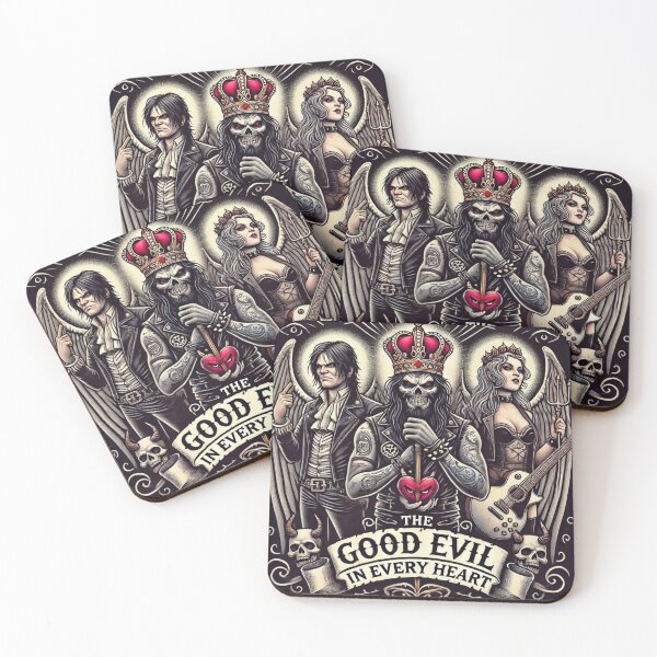 Item preview, Gothic Crowned Rocker Trio designed and sold by Voodoo Store Paranormal Collections.