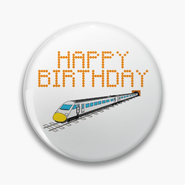 Item preview, High Speed Train Birthday, Rail Enthusiast designed and sold by doodlerob.