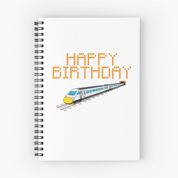Item preview, High Speed Train Birthday, Rail Enthusiast designed and sold by doodlerob.
