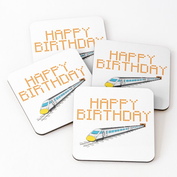 Item preview, High Speed Train Birthday, Rail Enthusiast designed and sold by doodlerob.