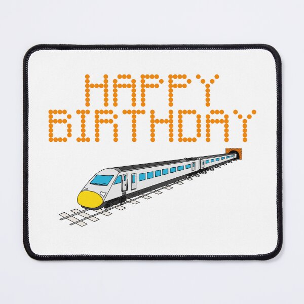 Item preview, High Speed Train Birthday, Rail Enthusiast designed and sold by doodlerob.