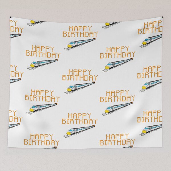 Item preview, High Speed Train Birthday, Rail Enthusiast designed and sold by doodlerob.