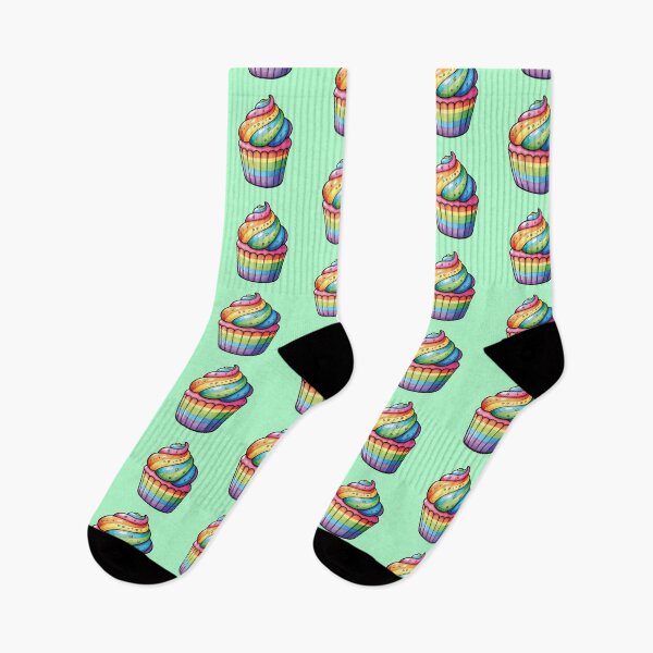 Item preview, Rainbow cupcake designed and sold by BrownHorse90s.