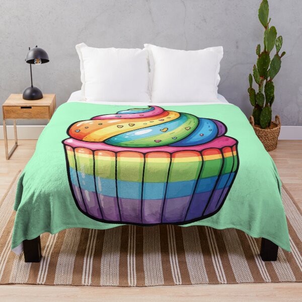 Item preview, Rainbow cupcake designed and sold by BrownHorse90s.
