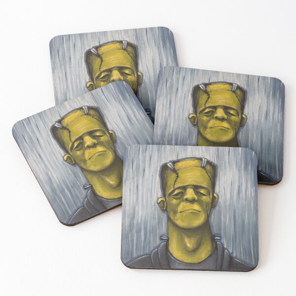 Item preview, Frankenstein's Monster Acrylic Painting designed and sold by KylaOArts.