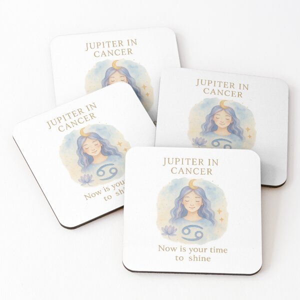 Item preview, Jupiter in Cancer – Celestial Watercolor Zodiac Art for Inner Light designed and sold by Joyloom.