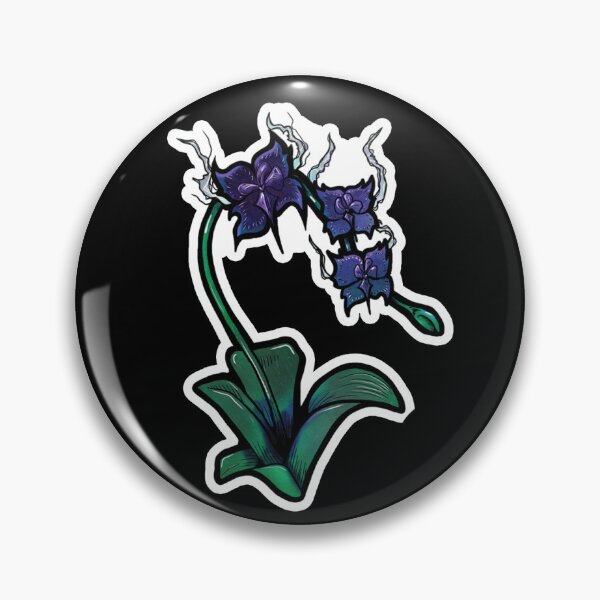 Item preview, Night Orchid Baldur's Gate 3 Botanical Design designed and sold by UB Draws.