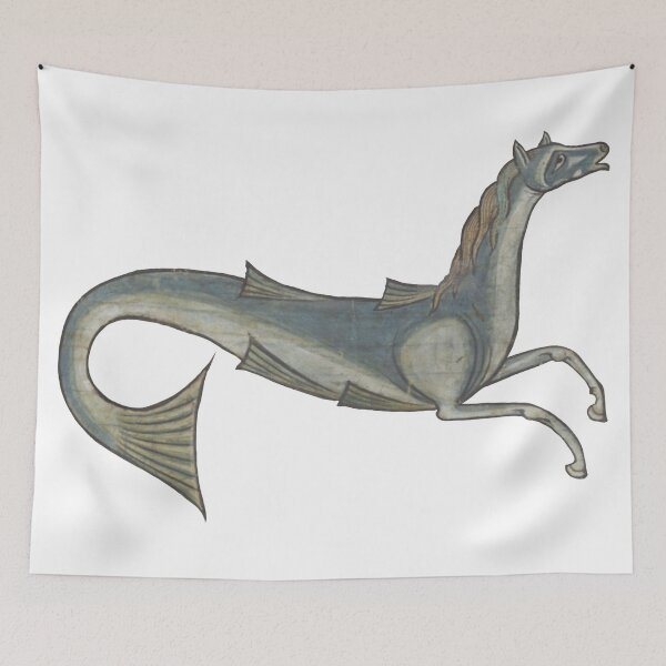 Item preview, Medieval hippocampus - seahorse designed and sold by IllmadeErrant.