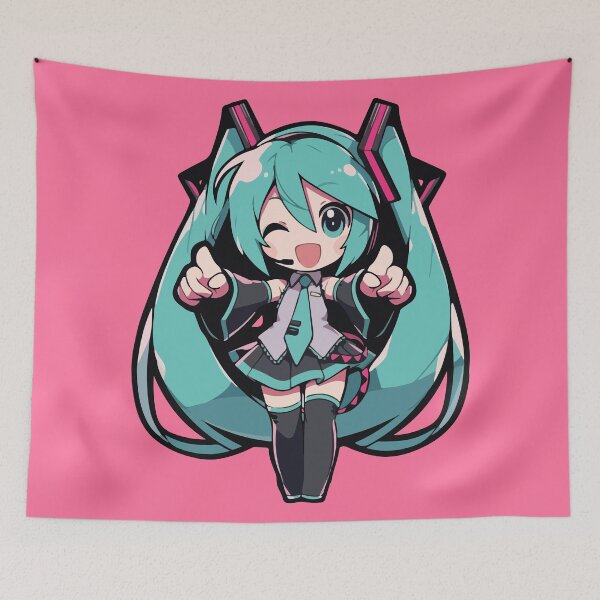 Item preview, Kawaii Miku Hatsune Chibi designed and sold by BrownHorse90s.