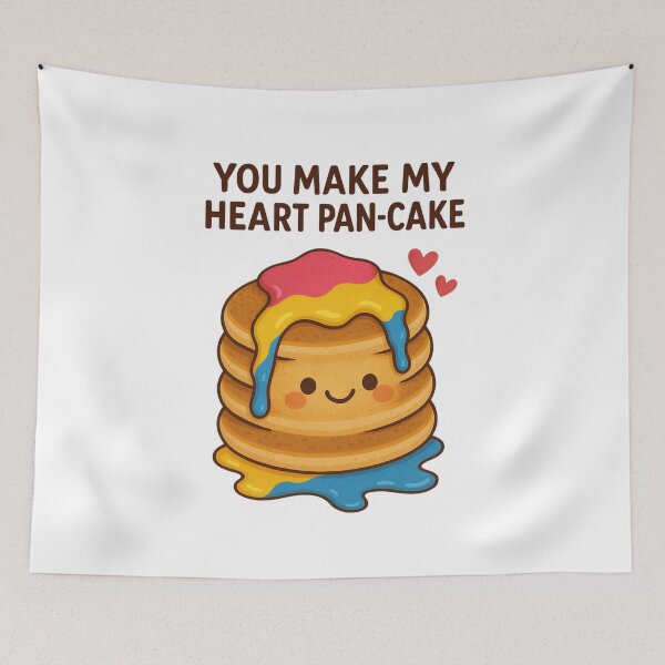 Item preview, You make my heart Pan-cake designed and sold by Felt & Spoken.