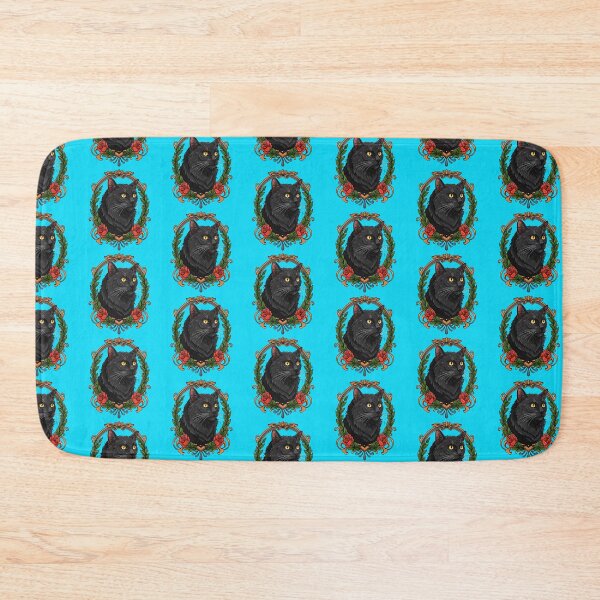 Item preview, Vibrant Neotraditional Black Cat – Ornate Animal Tattoo Design designed and sold by  Ojo de Lilith.