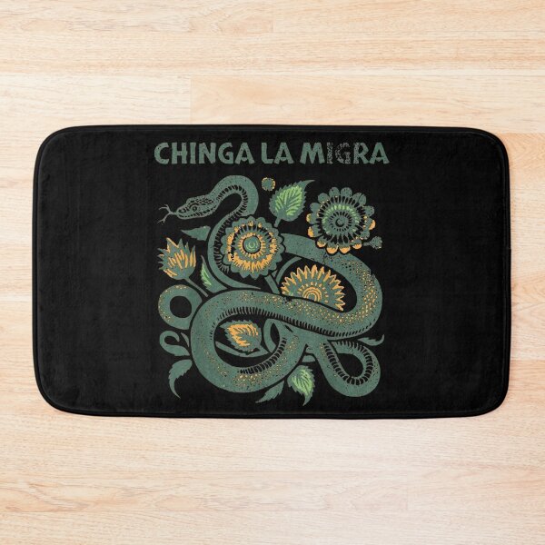 Item preview, Chinga La Migra, Floral Serpent Pro-Immigrant Rights Tee designed and sold by GalenoHenley.