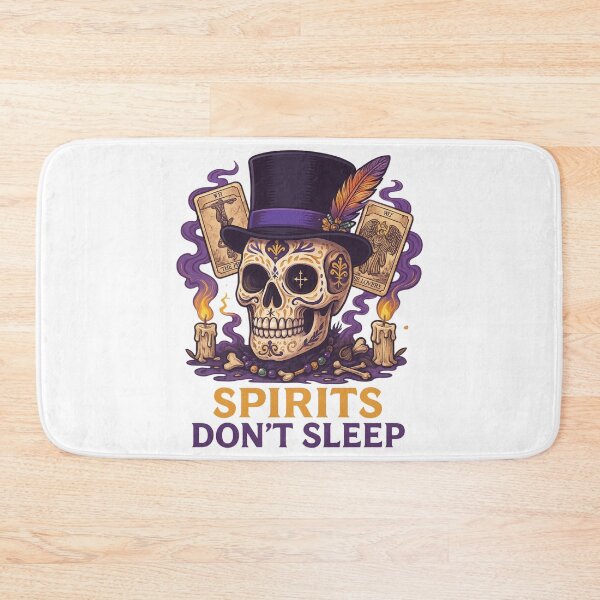 Item preview, Spirits Don’t Sleep – Voodoo Skull & Tarot Halloween Art designed and sold by Rothnaric.