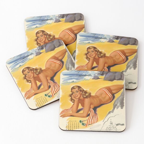 Item preview, Retro Beach Babe designed and sold by VintageManiac.