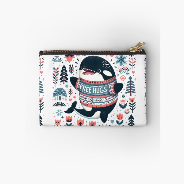 Artikelvorschau, Süße Orca-Umarmungen - Skandinavische Volkskunst von heidiannemorris © entworfen und verkauft von FOLK ART FUSION.
