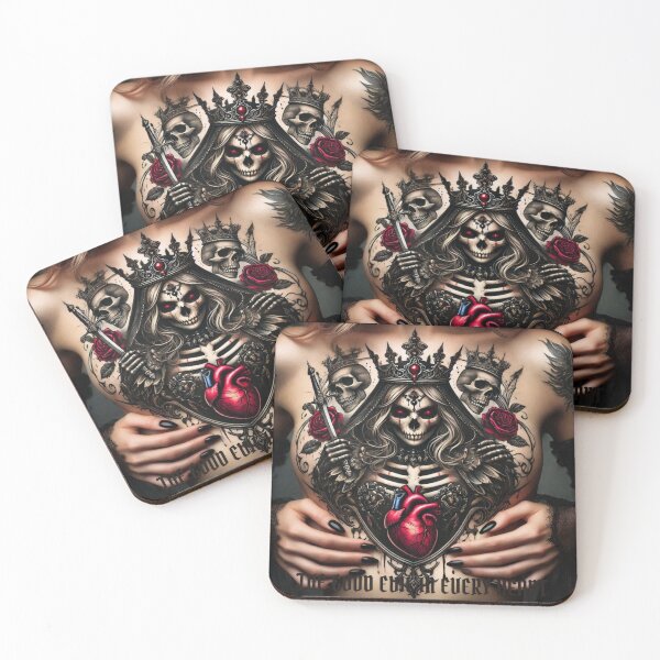 Item preview, Gothic Queen Dark Heart designed and sold by Voodoo Store Paranormal Collections.