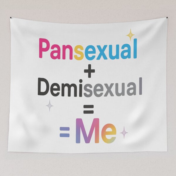 Item preview, Pansexual + Demisexual = Me  designed and sold by Rajasekar.