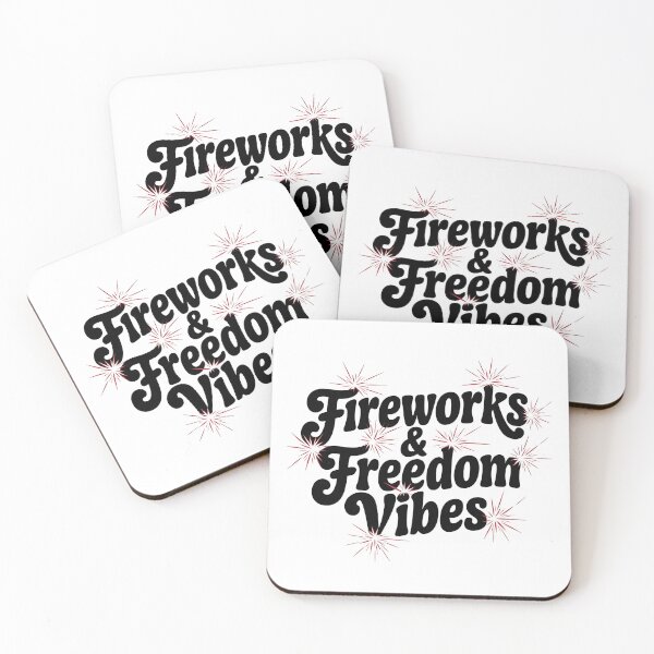 Item preview, Fireworks and Freedom Vibes – 4th of July Patriotic  designed and sold by CuteDesignables.