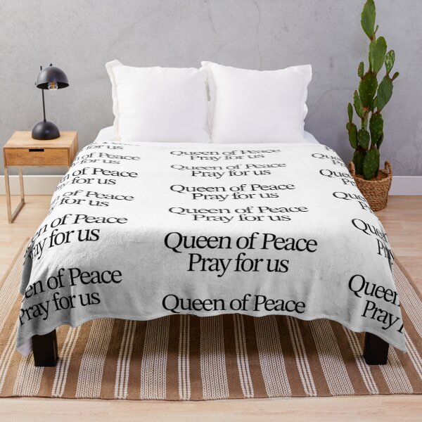 Item preview, Queen of Peace: Pray for us designed and sold by MaryAreWe.