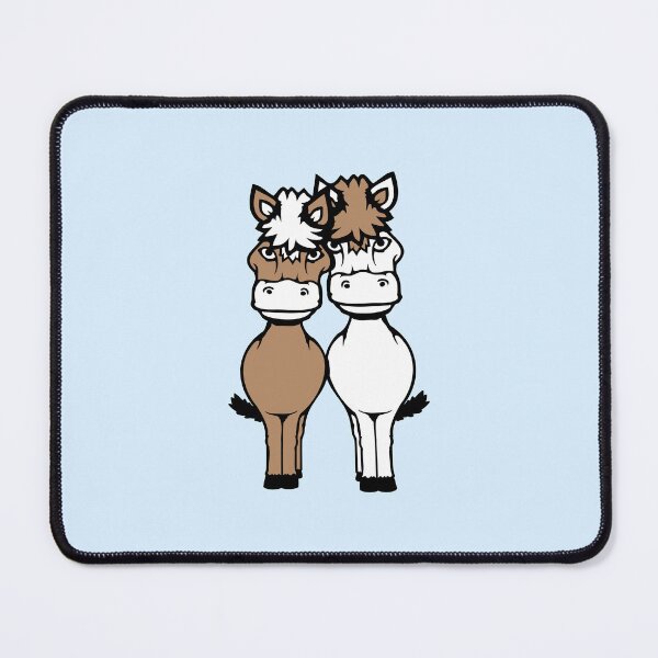 Item preview, 2 Horse Friends Pony Girls Team Best Love Cute Couple designed and sold by shirt-o-mat.