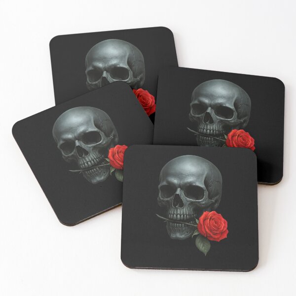 Item preview, Dark gothic Romance Skull designed and sold by Shoot-The-Moon.