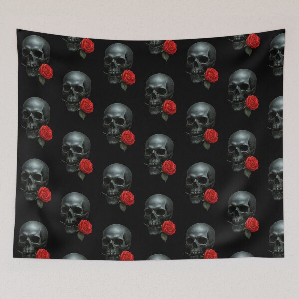 Item preview, Dark gothic Romance Skull designed and sold by Shoot-The-Moon.