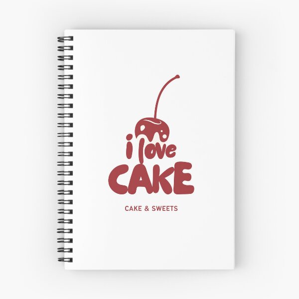 Item preview, I Love Cake Cherry Logo – Cute Dessert Lover Design for Sweet Tooth Fans designed and sold by Khamique.