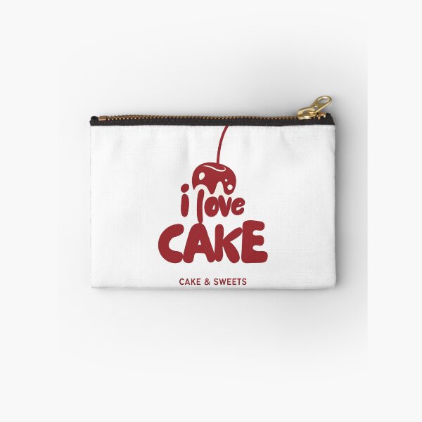 Item preview, I Love Cake Cherry Logo – Cute Dessert Lover Design for Sweet Tooth Fans designed and sold by Khamique.