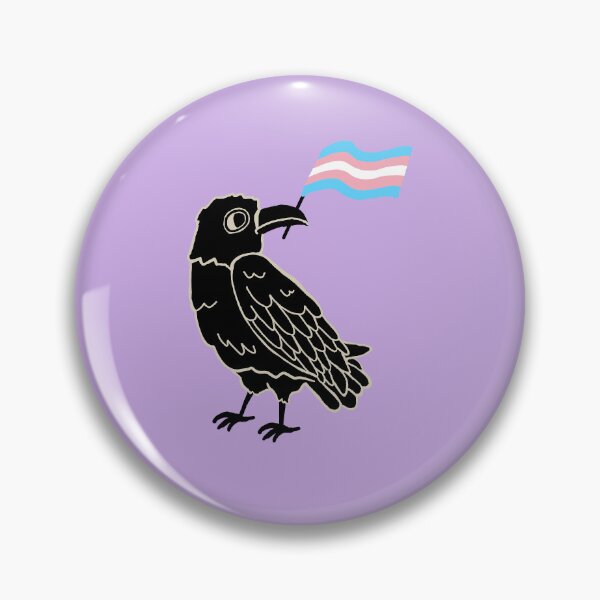Item preview, Cuervo del orgullo trans designed and sold by snippssss.