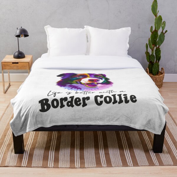 Artikelvorschau, Das Leben ist besser mit einem Border Collie, Designoption D entworfen und verkauft von MouseDeSigns.